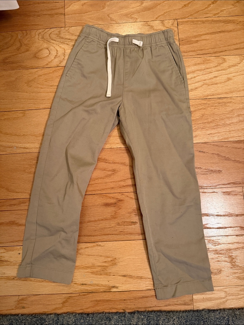 Boys Khaki Drawstring pants - Picture 1 of 3